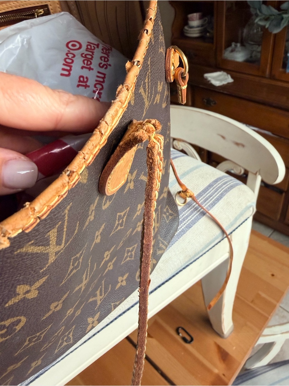 Louis Vuitton Classic Monogram Tote in Brown and Tan PROJECT - Picture 11 of 14